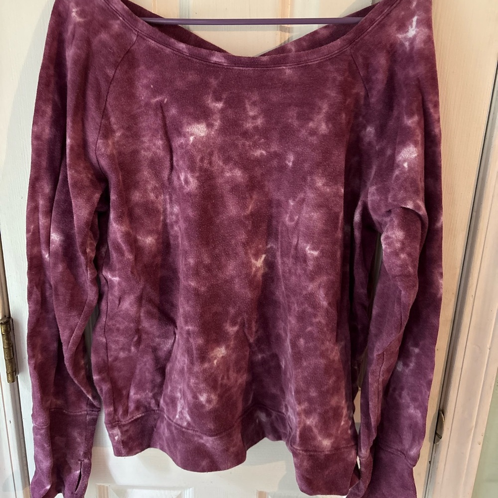 Purple Tie-Dye Women's Top